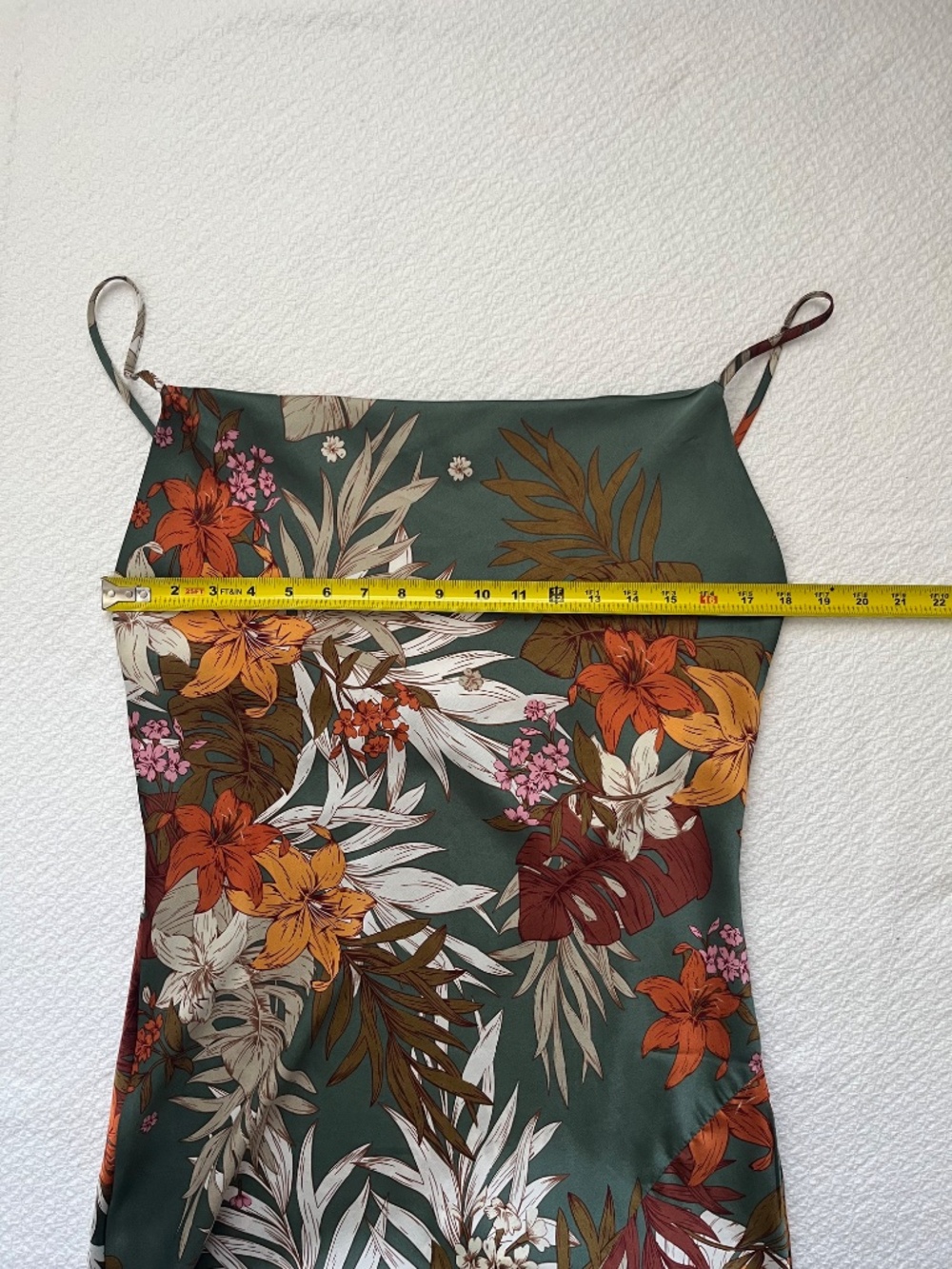 Paper Heart Women's Tropical Floral Dress Size L Slip Maxi Vacation Dress - Picture 4 of 9